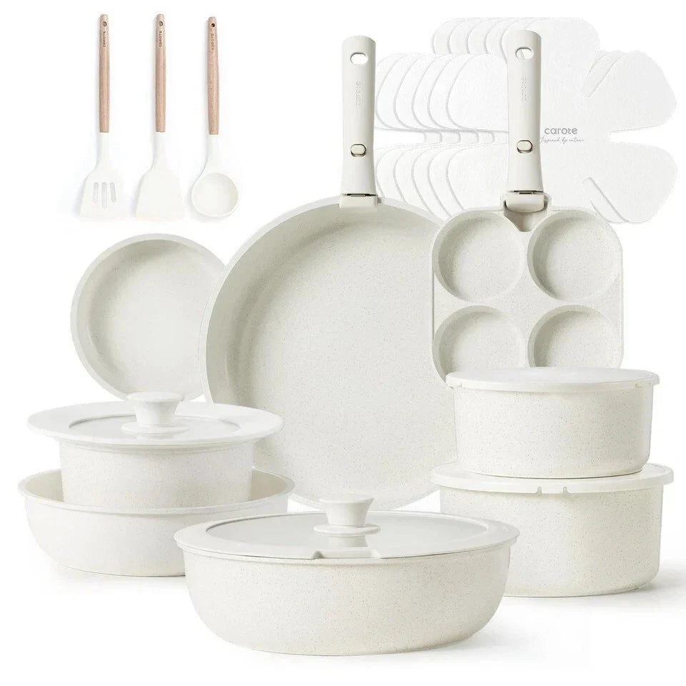 23pcs Pots and Pans Set Non Stick, Cookware Sets, Kitchen Set